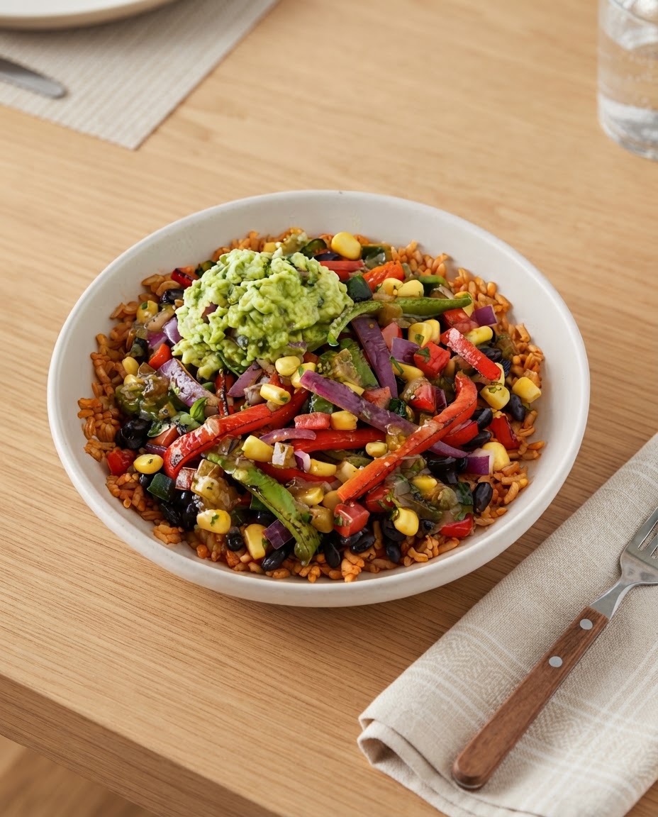 Qdoba Mexican Eats dish with fresh avocado