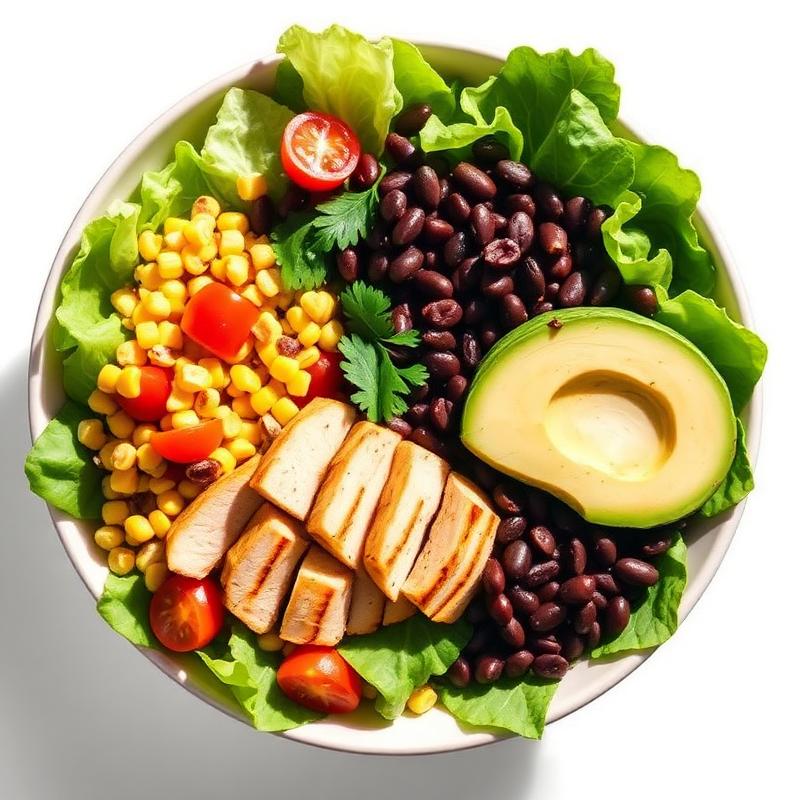 Salata Salad Kitchen dish with fresh avocado